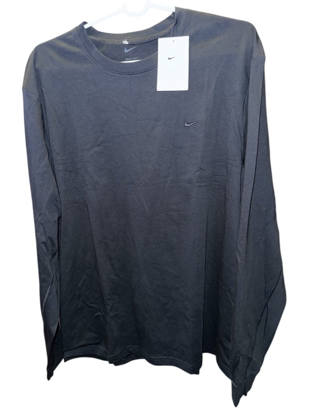 Nike Black Long Sleeve Crew Athletic Shirt